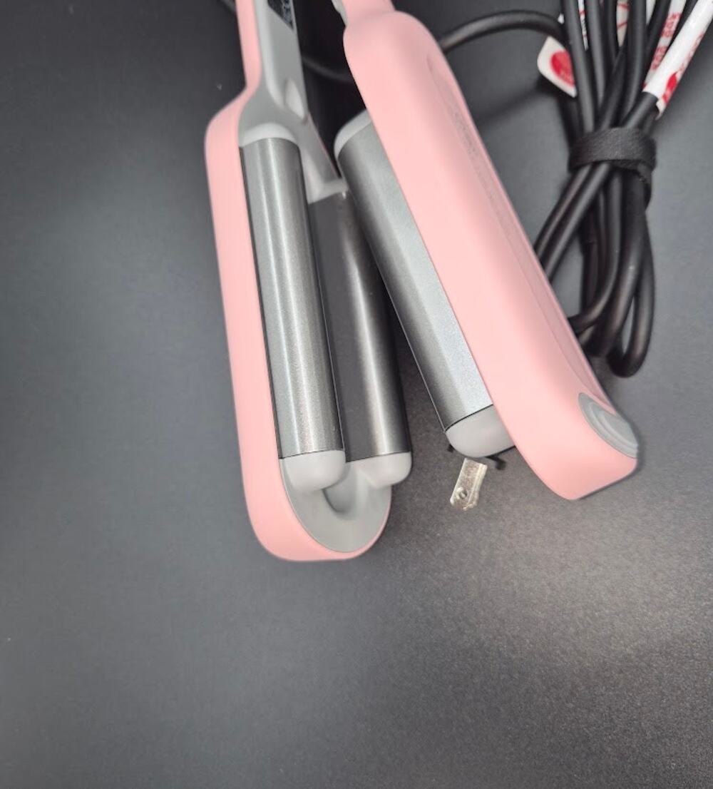 TYMO 3-Barrel Hair Waver Curling Iron – Pink – Open Box